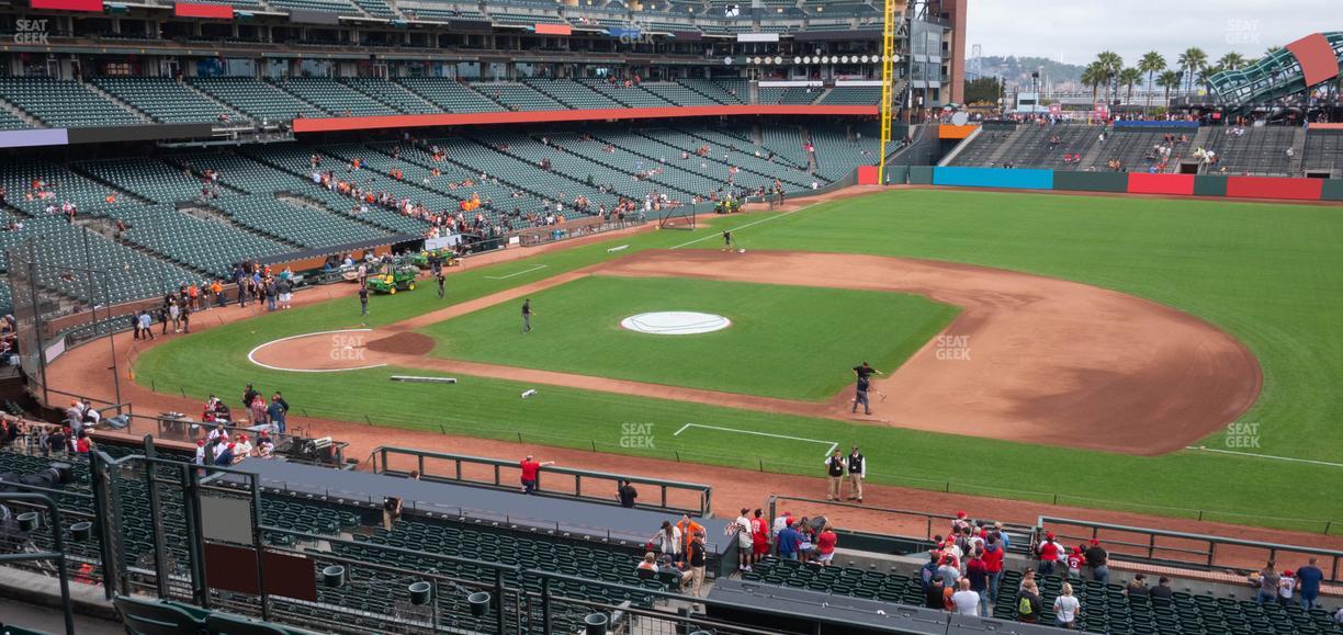 Oracle Park - Section Club Level 207 Seat View
