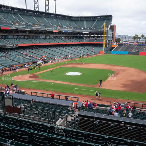 Oracle Park - Section Club Level 207 Seat View