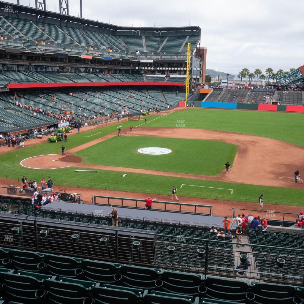 Oracle Park - Section Club Level 208 Seat View