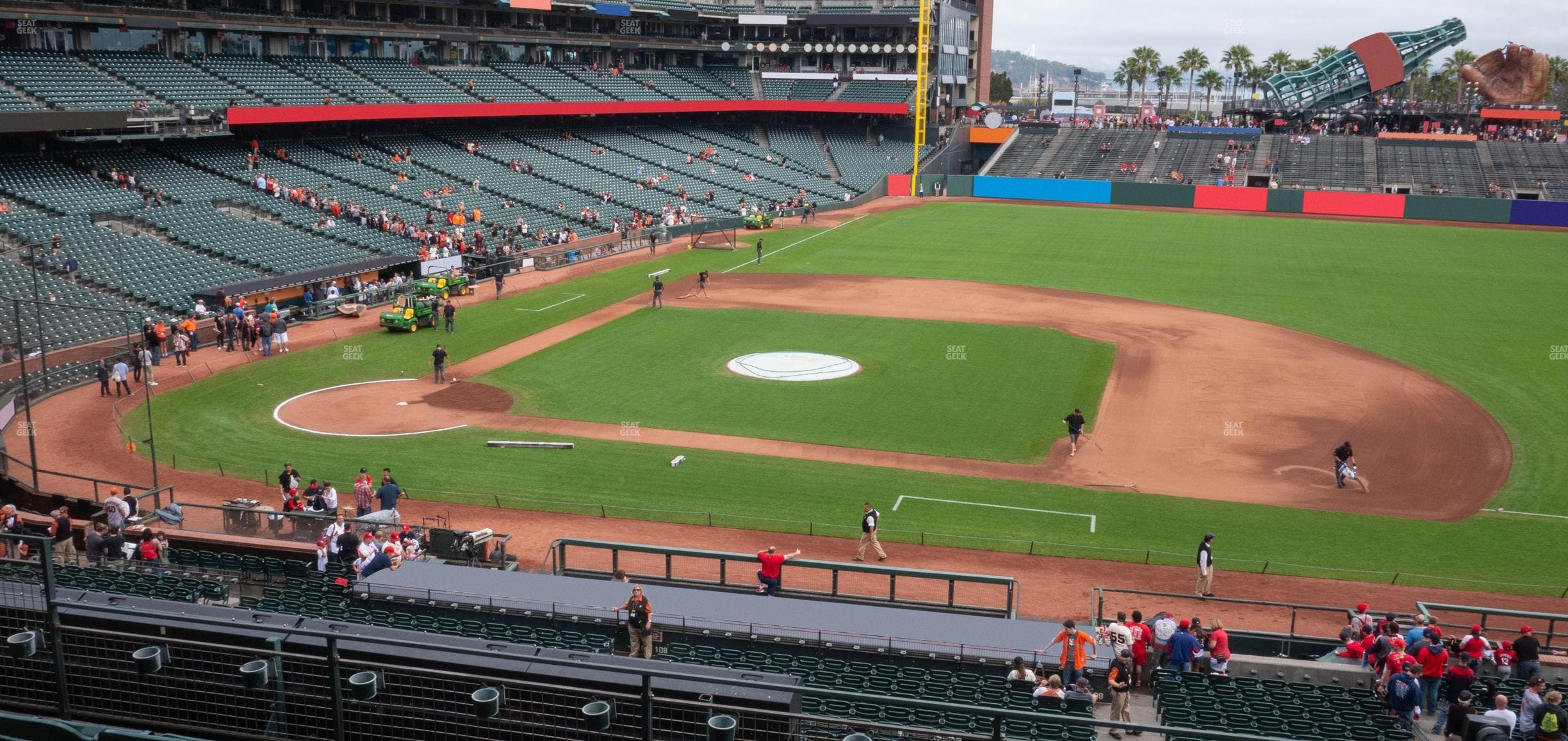 Oracle Park - Section Club Level 208 Seat View