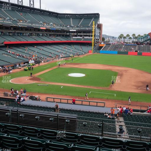 Oracle Park - Section Club Level 208 Seat View