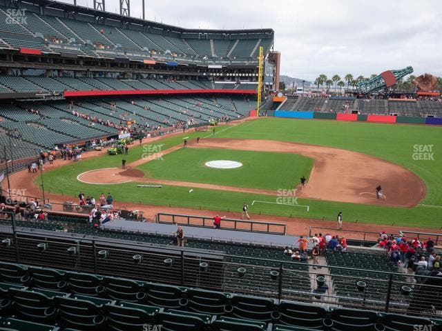 Oracle Park - Section Club Level 208 Seat View