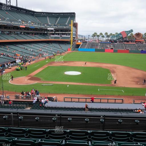 Oracle Park - Section Club Level 209 Seat View
