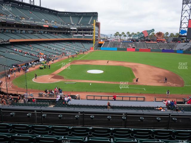 Oracle Park - Section Club Level 209 Seat View Oracle Park - Section Club Level 209 Seat View