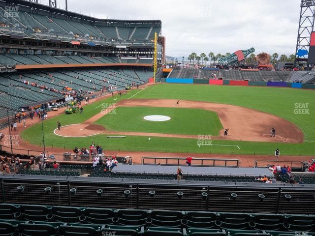 Oracle Park - Section Club Level 209 Seat View