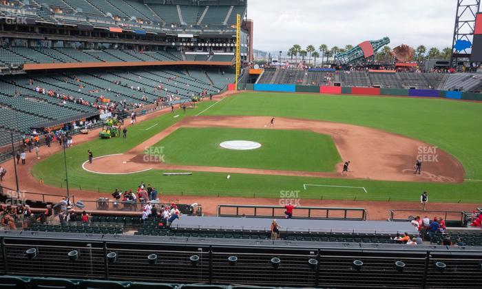 Oracle Park - Section Club Level 209 Seat View