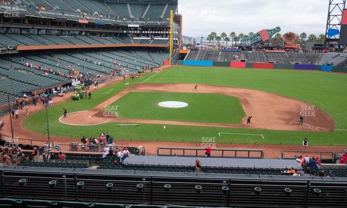 Oracle Park - Section Club Level 209 Seat View
