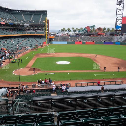 Oracle Park - Section Club Level 210 Seat View