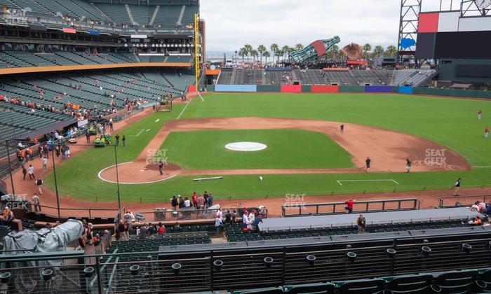 Oracle Park - Section Club Level 210 Seat View
