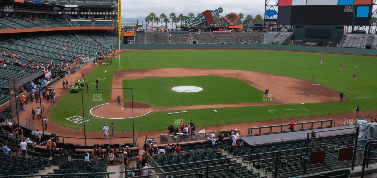 Oracle Park - Section Club Level 211 Seat View