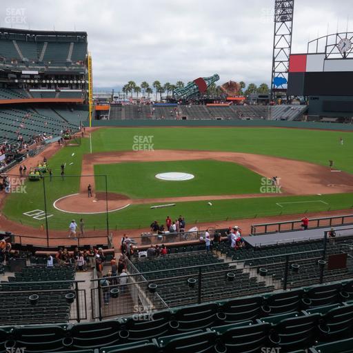 Oracle Park - Section Club Level 211 Seat View