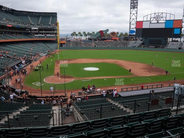 Oracle Park - Section Club Level 211 Seat View
