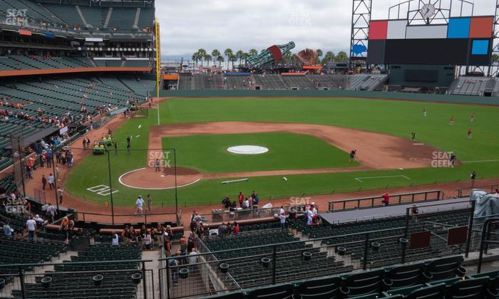 Oracle Park - Section Club Level 211 Seat View