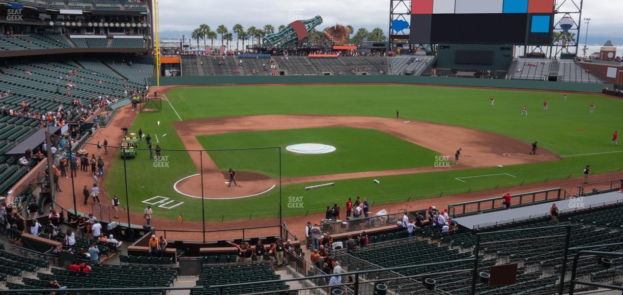 Oracle Park - Section Club Level 212 Seat View