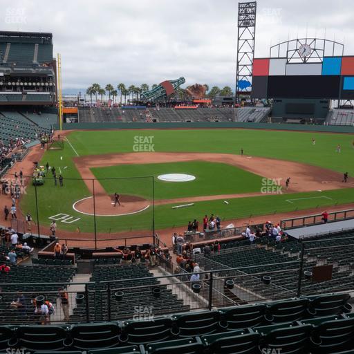 Oracle Park - Section Club Level 212 Seat View