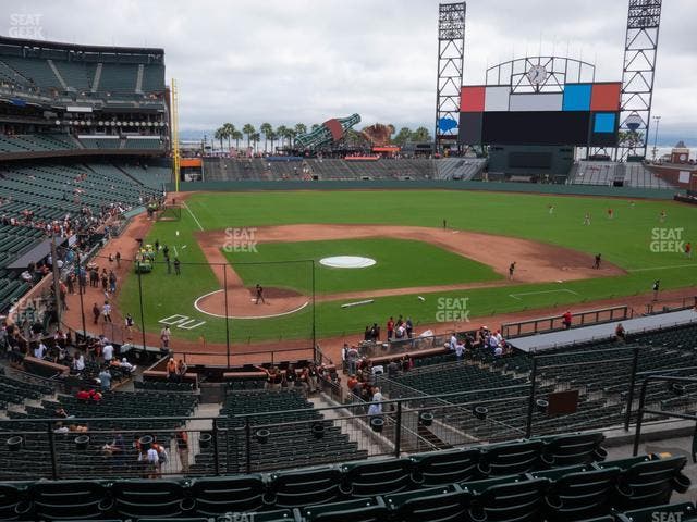 Oracle Park - Section Club Level 212 Seat View