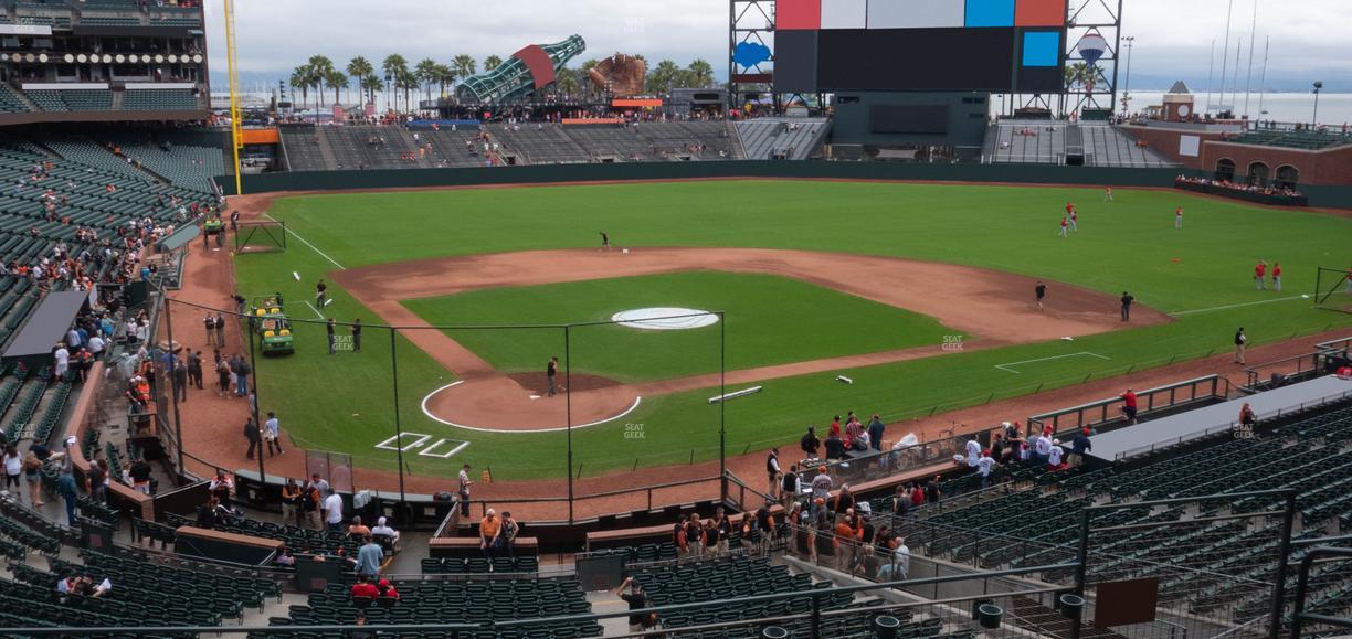 Oracle Park - Section Club Level 213 Seat View