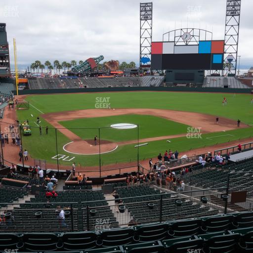 Oracle Park - Section Club Level 213 Seat View