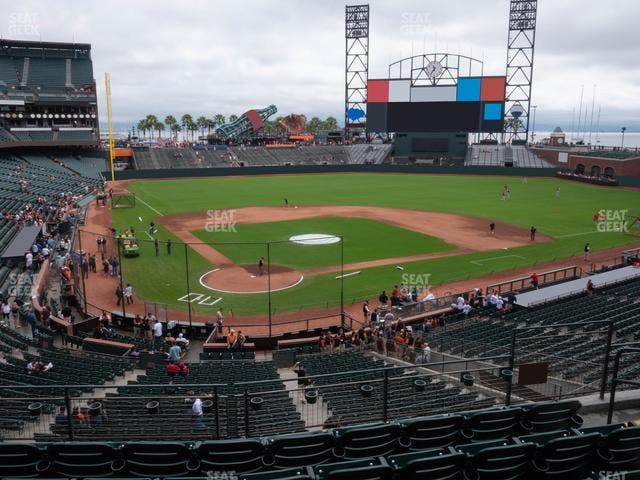 Oracle Park - Section Club Level 213 Seat View