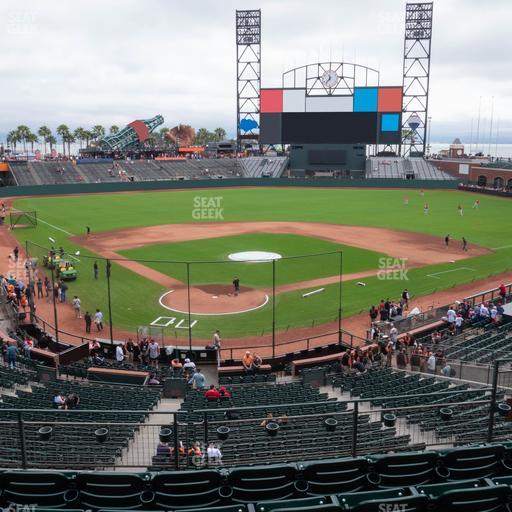 Oracle Park - Section Club Level 214 Seat View