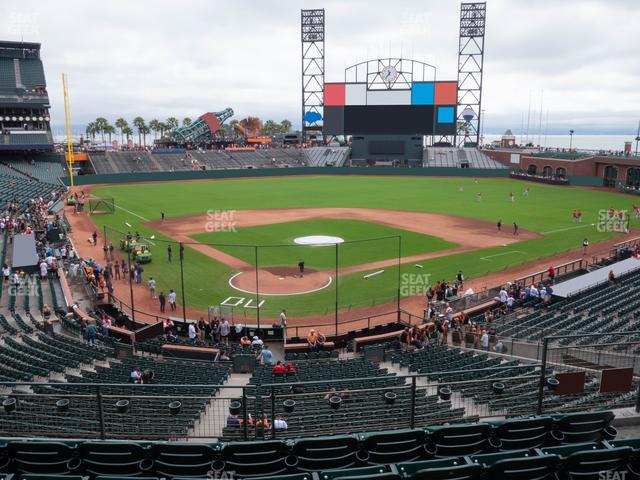 Oracle Park - Section Club Level 214 Seat View Oracle Park - Section Club Level 214 Seat View
