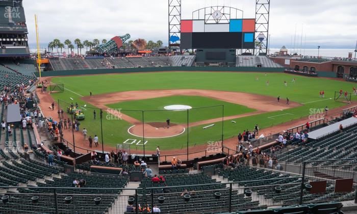 Oracle Park - Section Club Level 214 Seat View