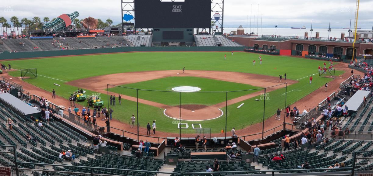 Oracle Park - Section Club Level 216 Seat View