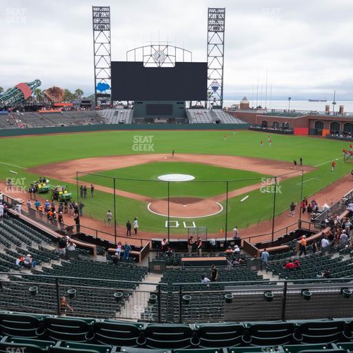Oracle Park - Section Club Level 216 Seat View