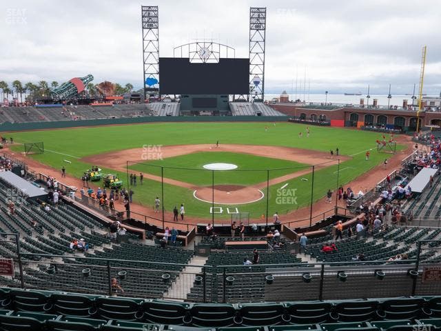 Oracle Park - Section Club Level 216 Seat View