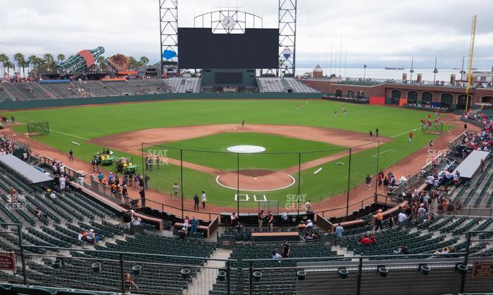 Oracle Park - Section Club Level 216 Seat View