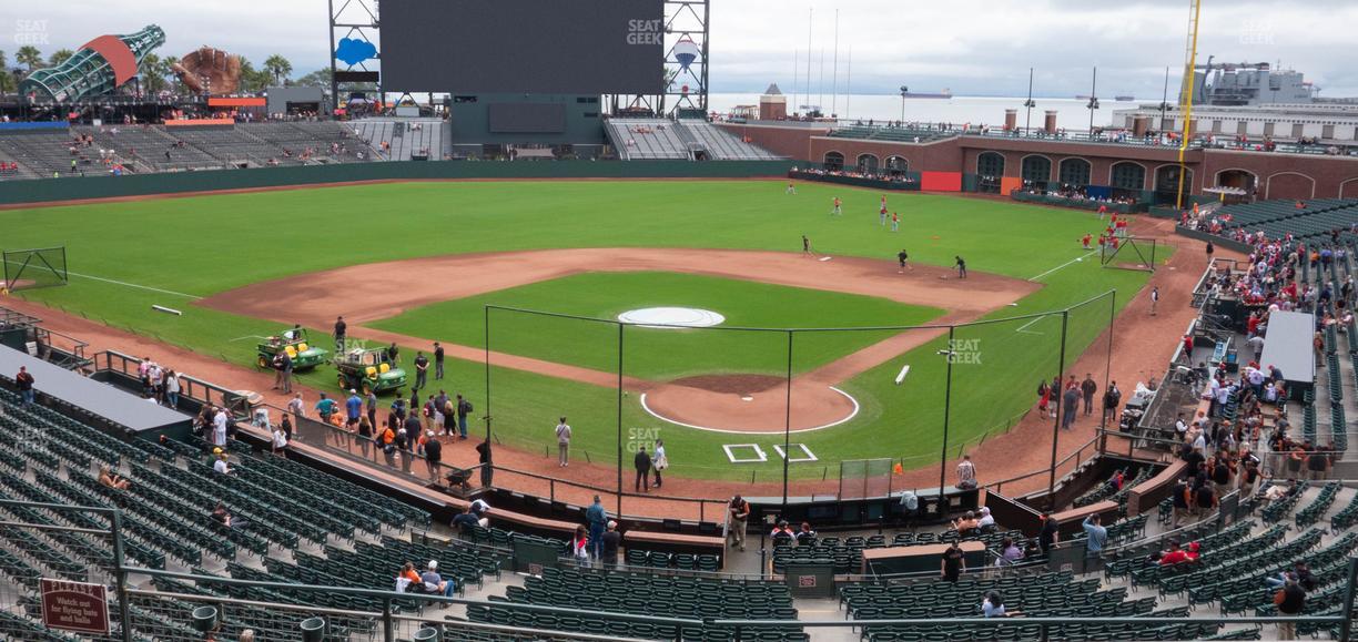 Oracle Park - Section Club Level 217 Seat View