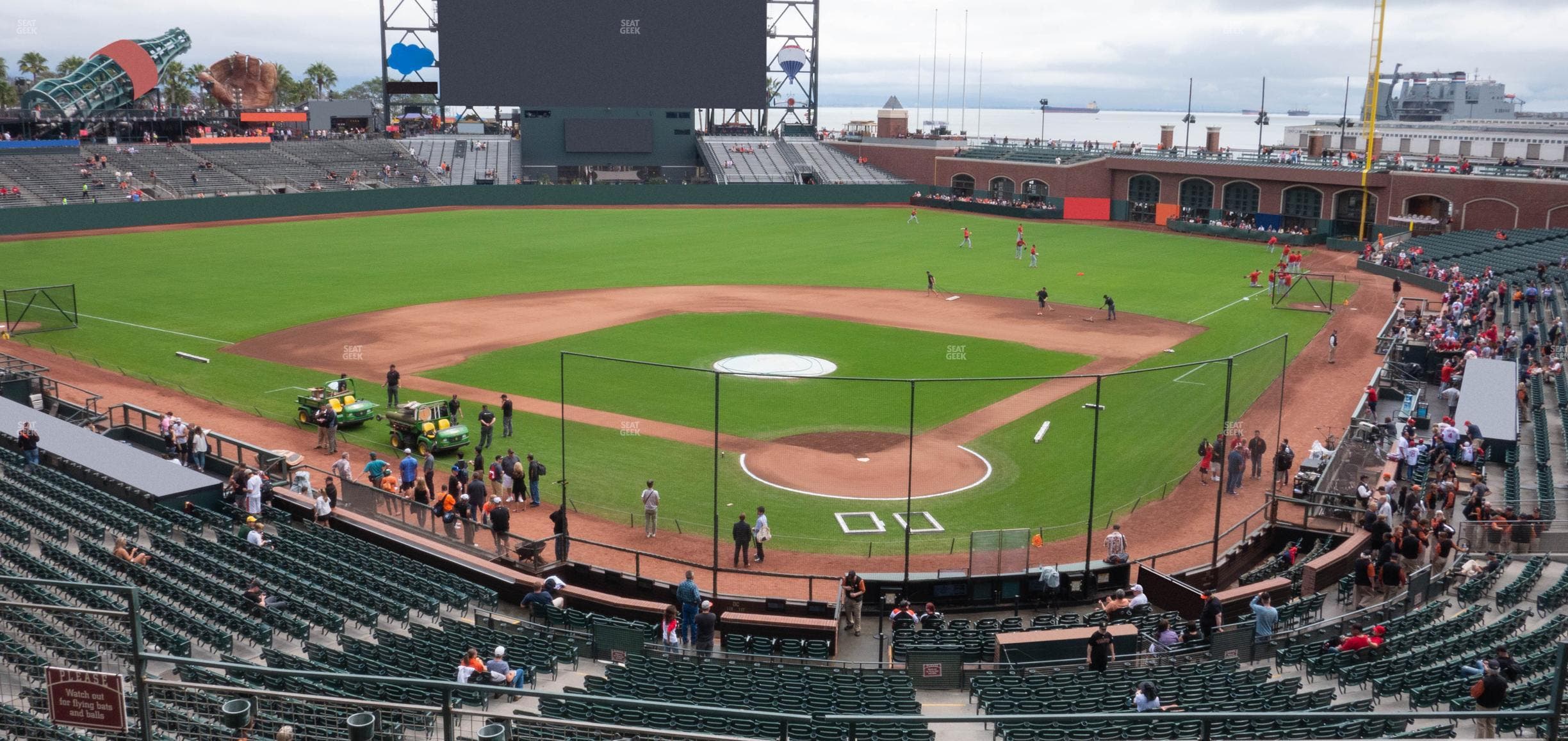 Oracle Park - Section Club Level 217 Seat View