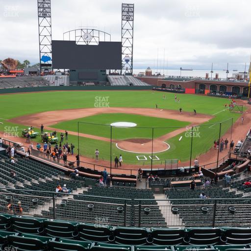 Oracle Park - Section Club Level 217 Seat View