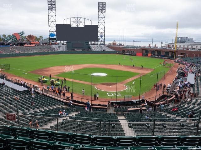Oracle Park - Section Club Level 217 Seat View