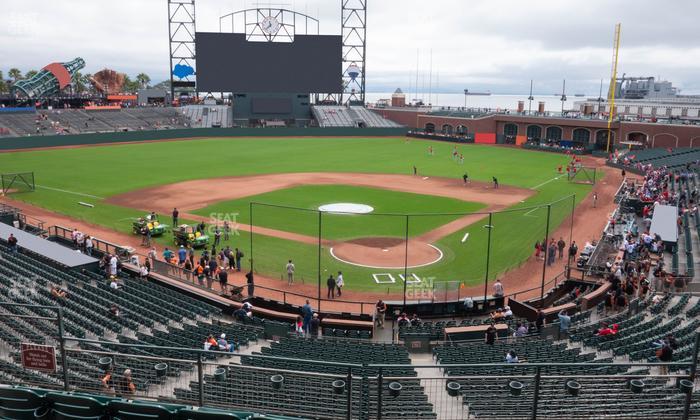Oracle Park - Section Club Level 217 Seat View