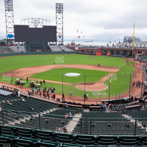 Oracle Park - Section Club Level 218 Seat View