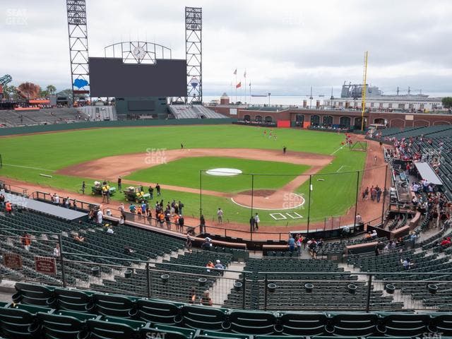 Oracle Park - Section Club Level 218 Seat View