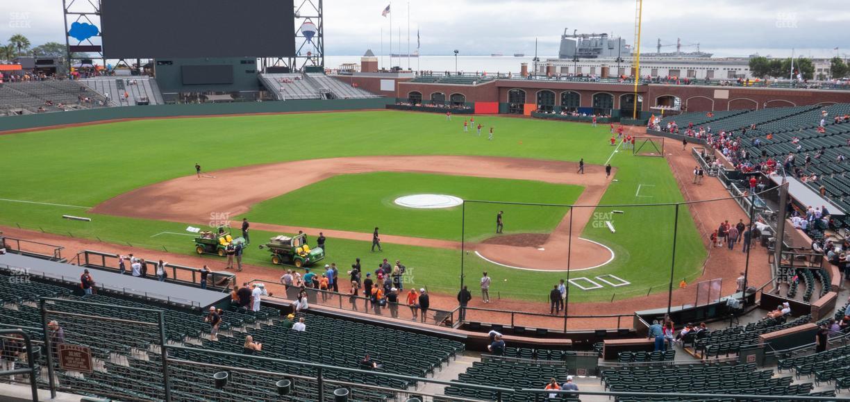 Oracle Park - Section Club Level 219 Seat View