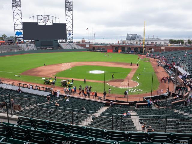 Oracle Park - Section Club Level 219 Seat View Oracle Park - Section Club Level 219 Seat View