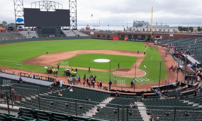 Oracle Park - Section Club Level 219 Seat View