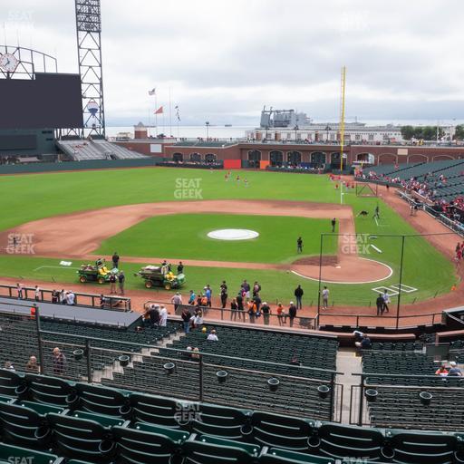 Oracle Park - Section Club Level 220 Seat View