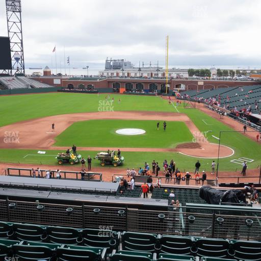 Oracle Park - Section Club Level 221 Seat View