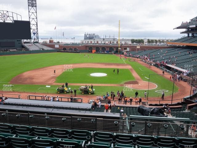 Oracle Park - Section Club Level 221 Seat View