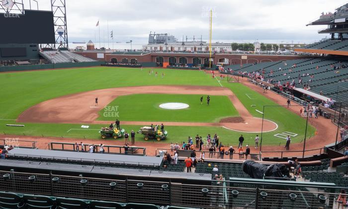 Oracle Park - Section Club Level 221 Seat View