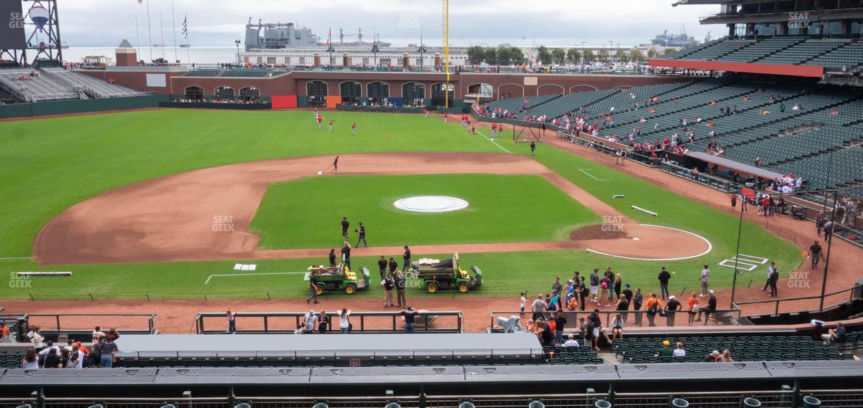 Oracle Park - Section Club Level 222 Seat View