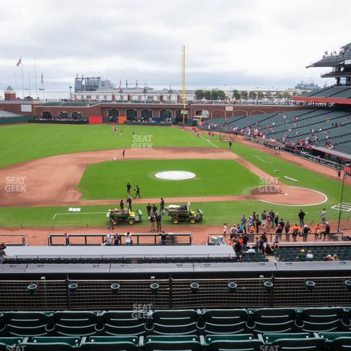 Oracle Park - Section Club Level 222 Seat View