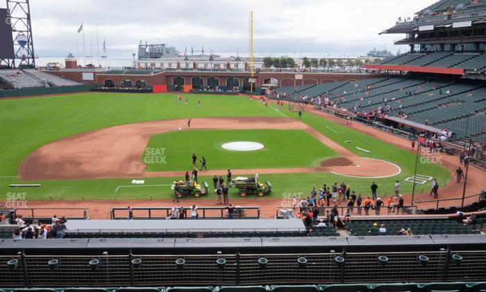Oracle Park - Section Club Level 222 Seat View