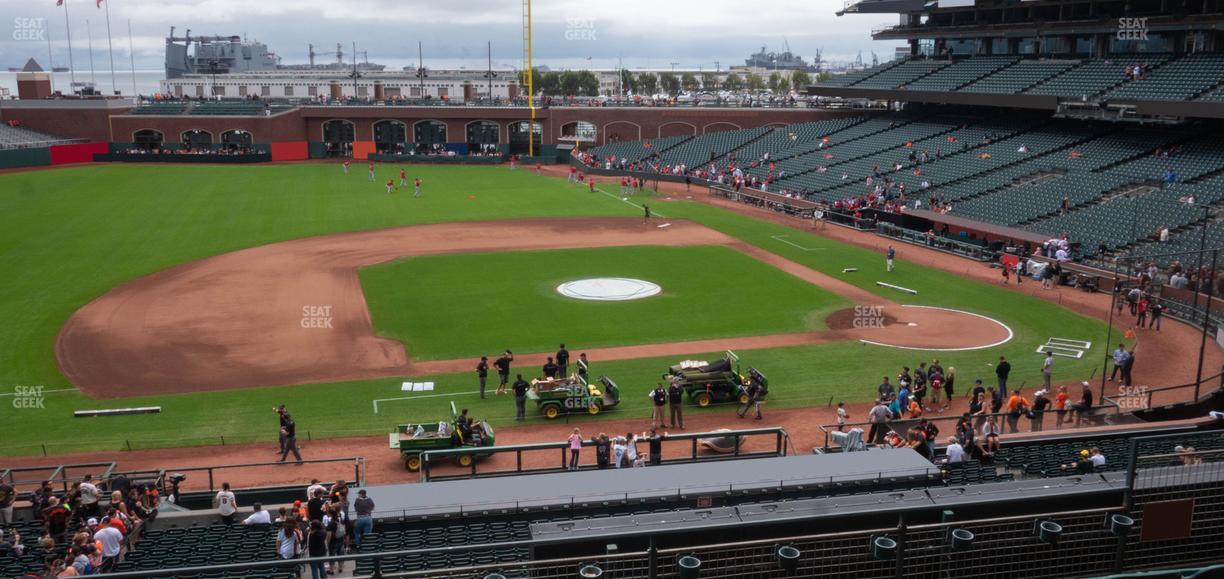 Oracle Park - Section Club Level 223 Seat View