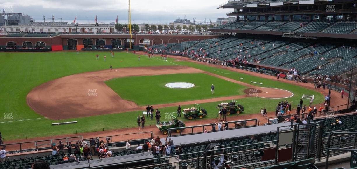 Oracle Park - Section Club Level 224 Seat View
