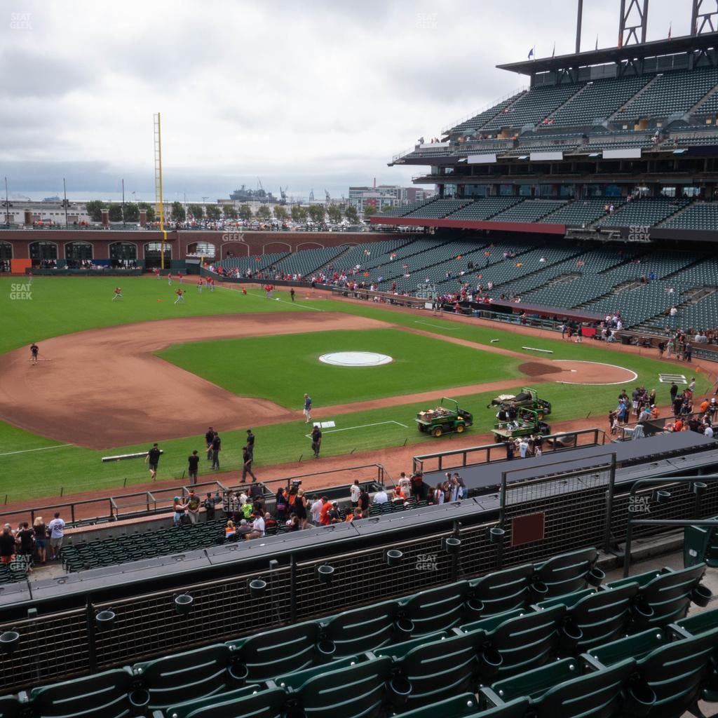 Oracle Park - Section Club Level 225 Seat View